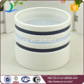 Round ceramic cheap candle holders for gifts